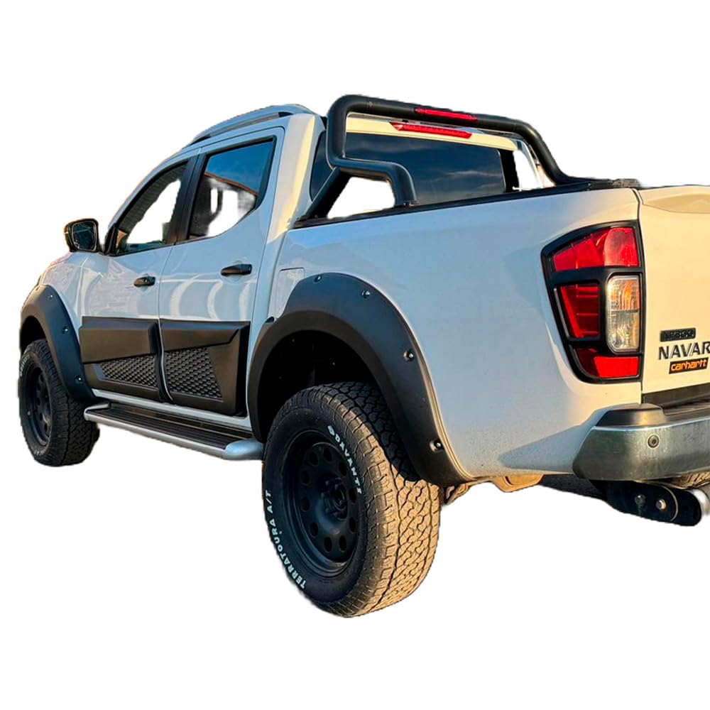 Karosserieverkleidung Türschutz Kompatibel mit Nissan Navara D23 NP300 2014 bis 2021 Jumbo 4 TLG von ONEWAY AUTO ACCESSORIES