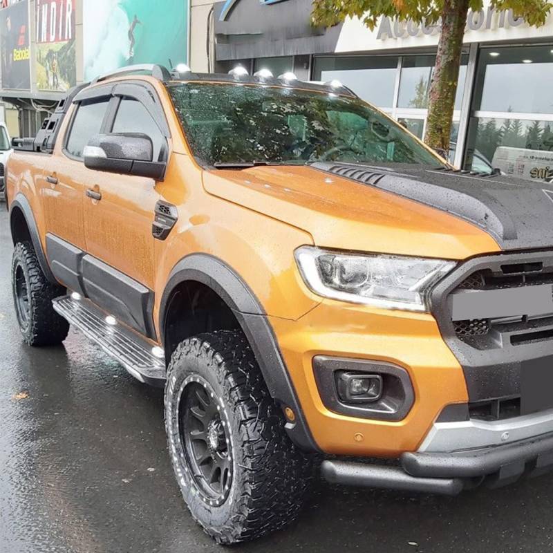 Kotflügelverbreiterungen kompatibel mit FORD Ranger T8 2019-2022 (mit Klebeband) 6 Tlg. mit ABE TÜV von ONEWAY AUTO ACCESSORIES