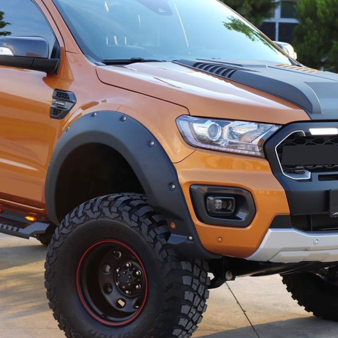 Kotflügelverbreiterungen kompatibel mit Ford Ranger T8 2019-2022 4 TLG. mit ABE TÜV von ONEWAY AUTO ACCESSORIES