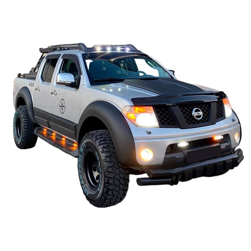 Kotflügelverbreiterungen kompatibel mit NISSAN Navara D40 Facelift 2010 bis 2014 mit ABE TÜV von ONEWAY AUTO ACCESSORIES