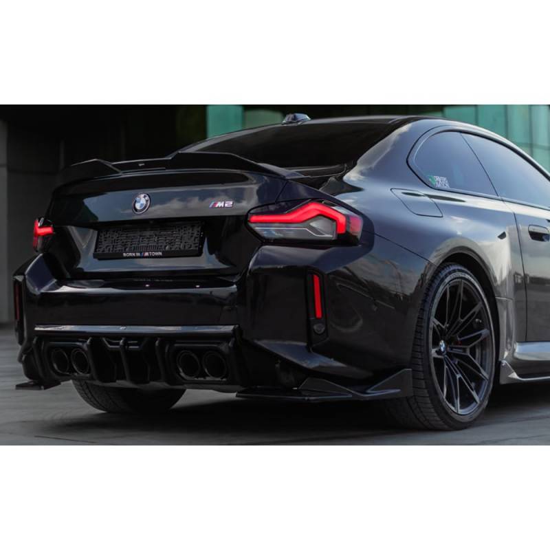 Oneway Heckdiffusor kompatibel mit BMW M2 G87 Coupe 2023- - Schwarz glänzend von ONEWAY AUTO ACCESSORIES