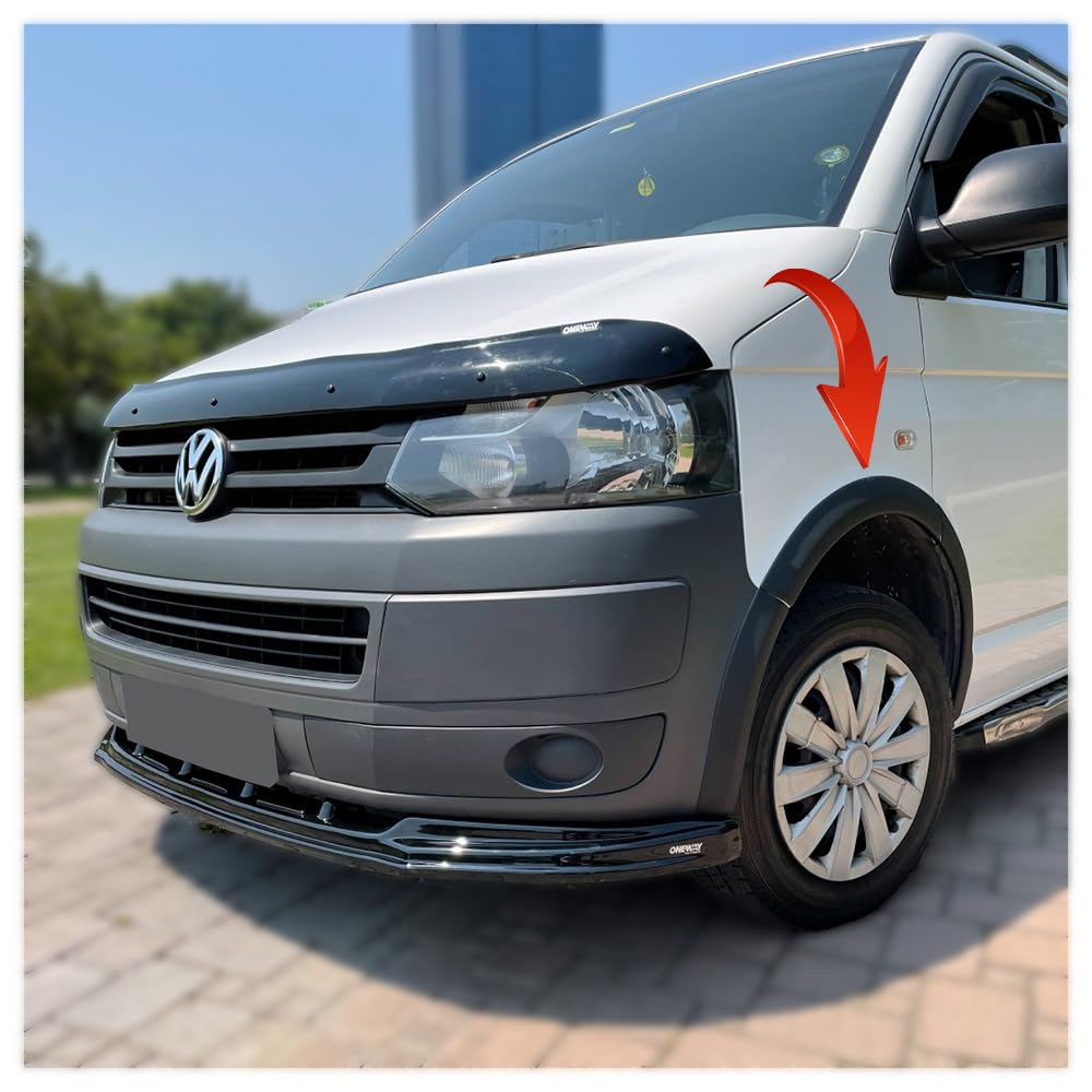 Radlaufschutz Radlaufleisten kompatibel mit VW Transporter T5 T5.1 2003-2015 10 TLG. mit ABE TÜV von ONEWAY AUTO ACCESSORIES