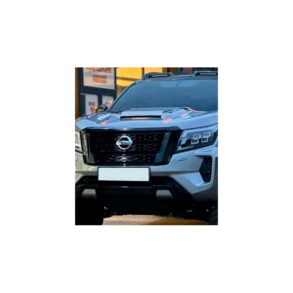 Oneway Motorhaubenhutze kompatibel mit Nissan Navara D23 NP300 2014-2021 - Mattschwarz von ONEWAY AUTO ACCESSORIES