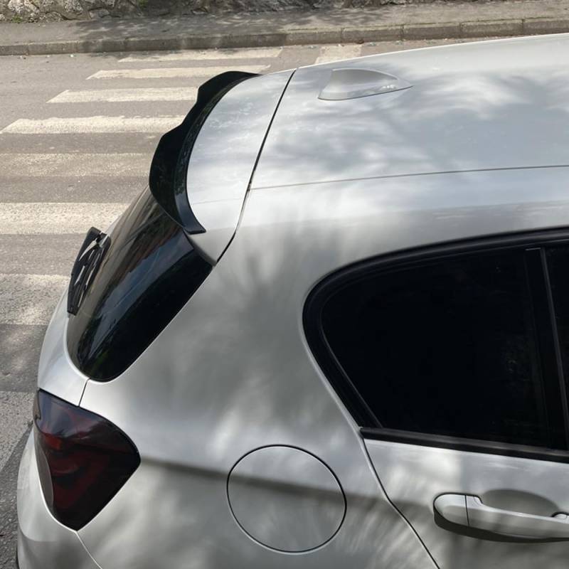 Oneway Dachspoiler (Cap) kompatibel mit BMW 1er F20/F21 M-Power Facelift 2015-2019 - Schwarz glänzend von ONEWAY