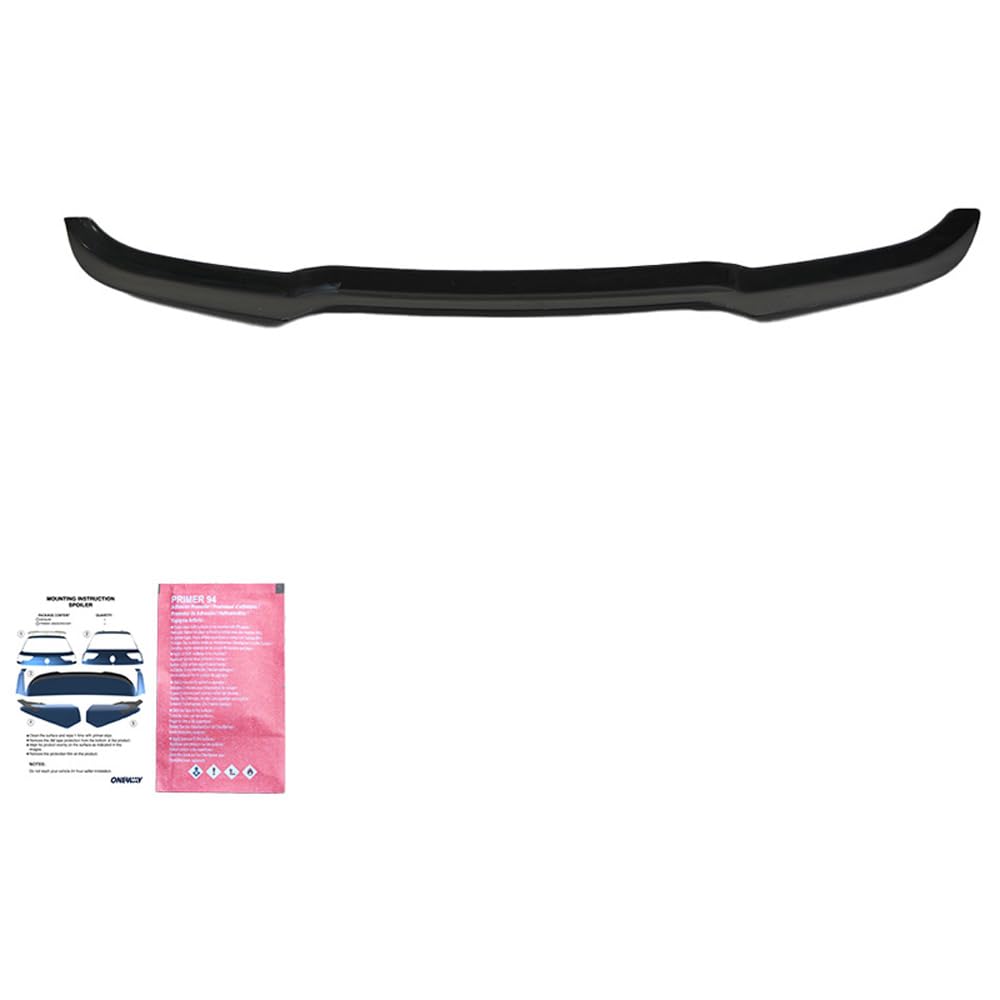 Oneway Dachspoiler (Cap) kompatibel mit BMW 1er F40 M-Pack/M135i 2019- - Schwarz glänzend von ONEWAY