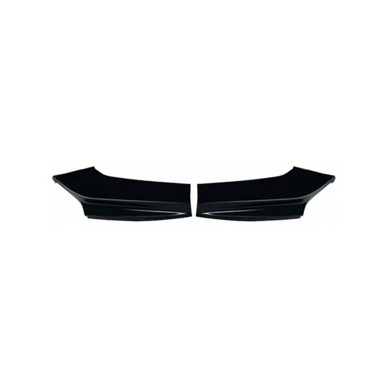 Oneway Front Flaps kompatibel mit BMW 5er F10/F11 M-Pack 2011-2016 - Schwarz glänzend von ONEWAY