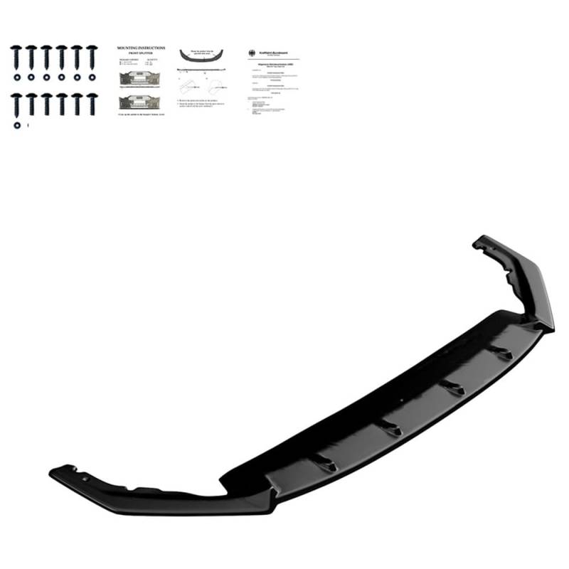 Oneway Frontspoiler kompatibel mit Skoda Octavia IV RS HB/Kombi 2020- - Schwarz glänzend von ONEWAY