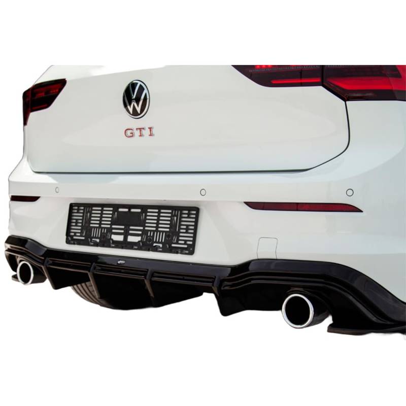 Oneway Heckdiffusor kompatibel mit Volkswagen Golf VIII HB GTI 2020- - Schwarz glänzend von ONEWAY