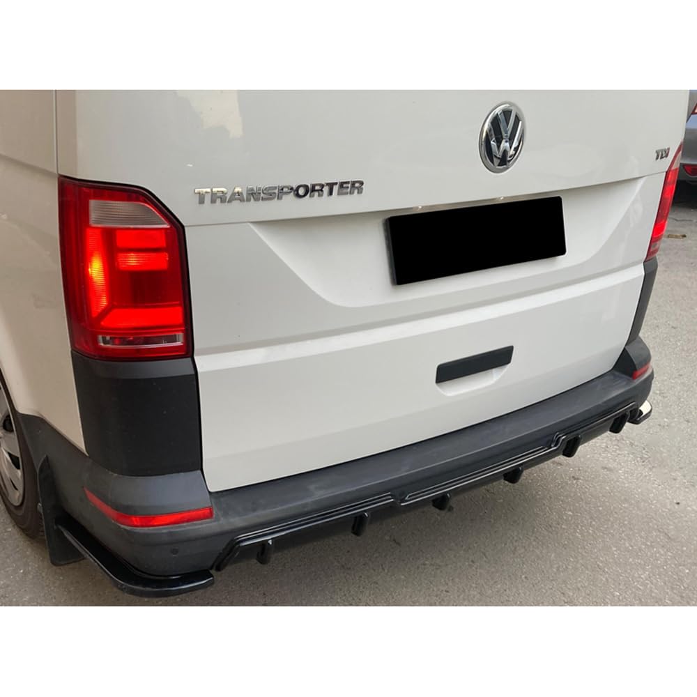 Oneway Heckdiffusor kompatibel mit Volkswagen Transporter T6/T6.1 2015-2022 - Schwarz glänzend von ONEWAY AUTO ACCESSORIES