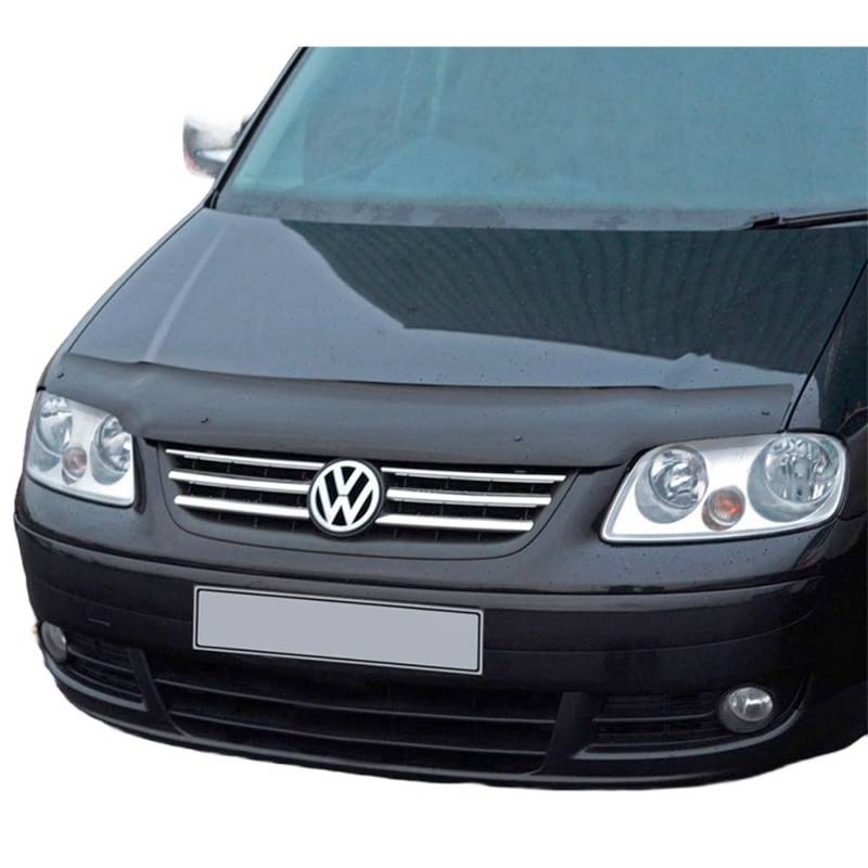 Oneway Motorhaubenschutz kompatibel mit Volkswagen Caddy MK3 2004-2010 - Schwarz glänzend von ONEWAY AUTO ACCESSORIES