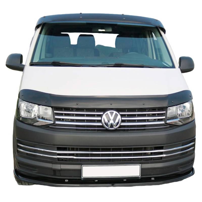 Oneway Motorhaubenschutz kompatibel mit Volkswagen Transporter T6/T6.1 2015-2022 - Schwarz glänzend von ONEWAY