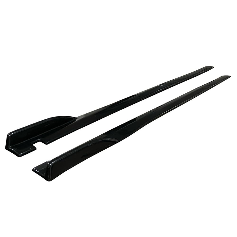 Oneway Satz Seitenschweller - Universal - Länge 190cm - Schwarz glänzend von ONEWAY