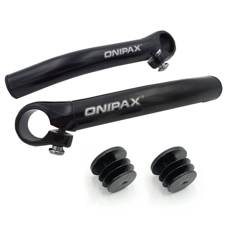 ONIPAX 1 Paar Fahrradlenker, Schwarz von ONIPAX