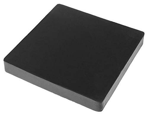 ONPIRA Gummiauflage 150x150x20mm Schwarz Gummiplatte von ONPIRA