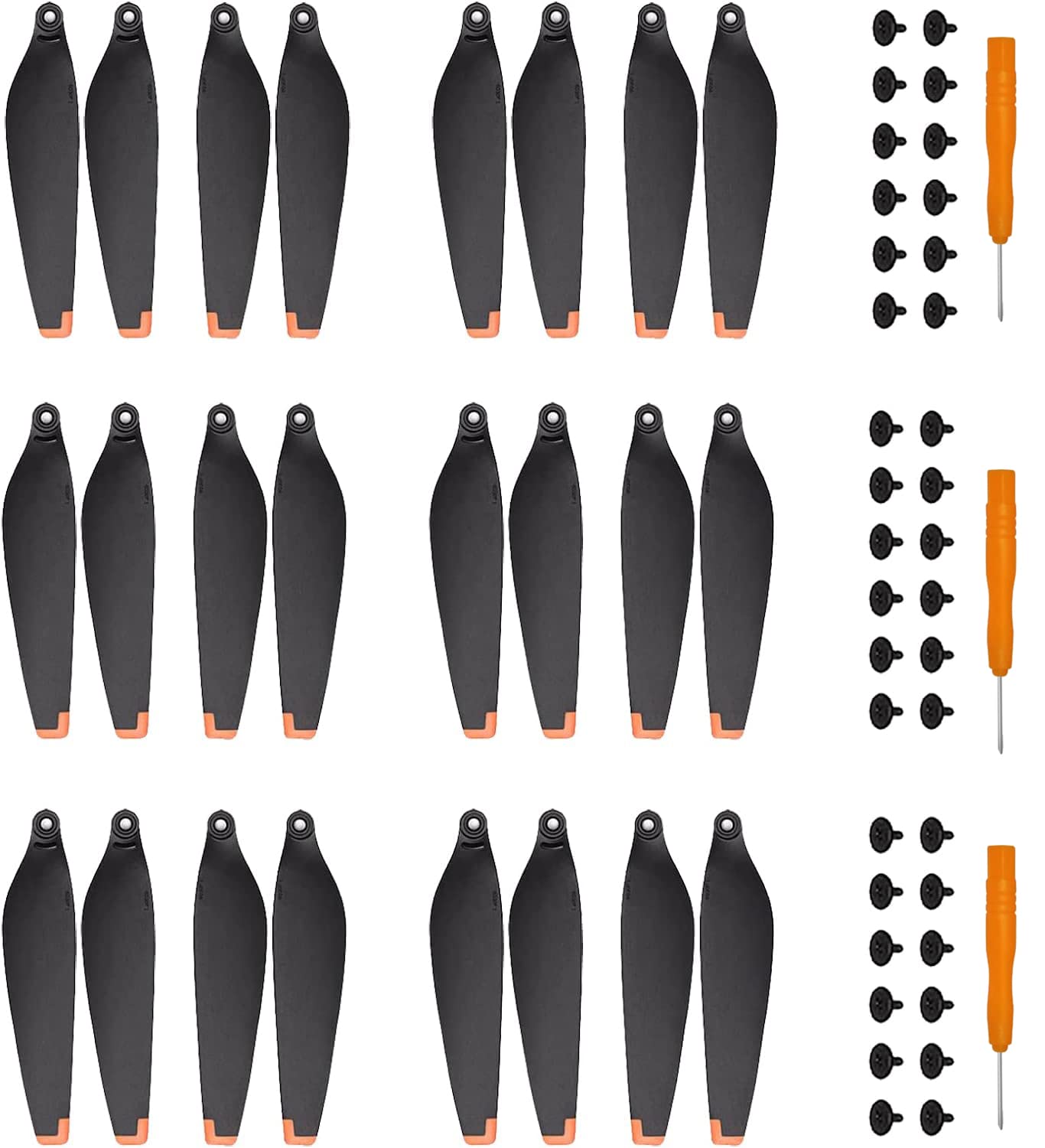 ONTOMYO Original 24Pcs Mavic Mini 3 Pro Propeller Kompatibel mit DJI Mini 3 Pro Blades Props Wings Replacement Accessories von ONTOMYO