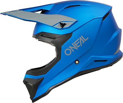 ONeal 1SRS Solid, Motocrosshelm - Matt Blau/Grau - L von ONeal