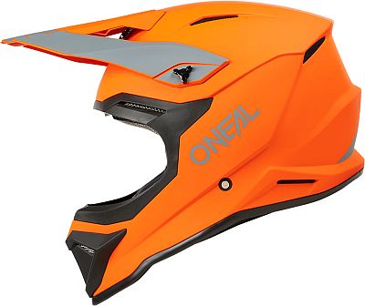 ONeal 1SRS Solid, Motocrosshelm - Matt Orange/Grau - M von ONeal