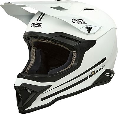 ONeal 1SRS Solid S25, Motocrosshelm - Matt Weiß/Schwarz - M von ONeal