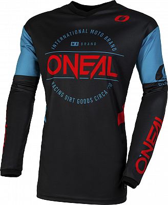 ONeal Element Brand S23, Trikot - Schwarz/Blau/Rot - M von ONeal