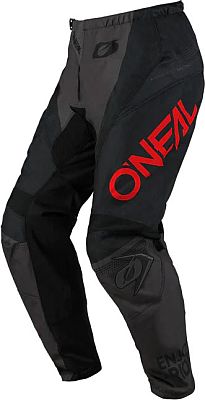 ONeal Element Racewear S25, Textilhose Kinder - Schwarz/Dunkelgrau/Rot - 26 (12/14) von ONeal