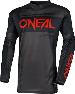 ONeal Element Racewear S25, Trikot Kinder - Schwarz/Dunkelgrau/Rot - S von ONeal