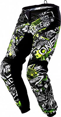 ONeal Element Attack, Textilhose Kinder - Schwarz/Neon-Gelb - 26 von ONeal