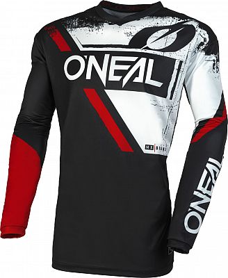 ONeal Element Shocker S23, Trikot - Schwarz/Rot/Weiß - M von ONeal