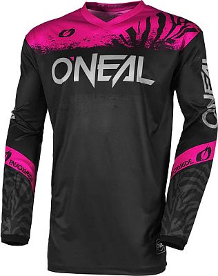 ONeal Element Shocker S25, Trikot Damen - Schwarz/Pink - XXL von ONeal