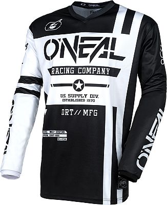 ONeal Element Warhawk, Trikot - Schwarz/Weiß - L von ONeal