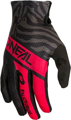 ONeal Matrix Shocker S25, Handschuhe Kinder - Schwarz/Rot/Grau - M von ONeal