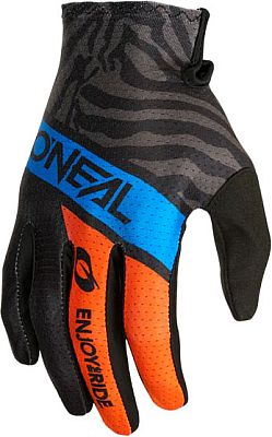 ONeal Matrix Shocker S25, Handschuhe - Schwarz/Blau/Orange/Grau - M von ONeal