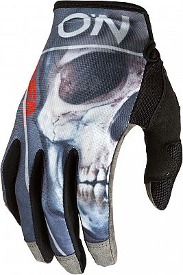 ONeal Mayhem Bones, Handschuhe - Schwarz/Grau/Rot - L von ONeal