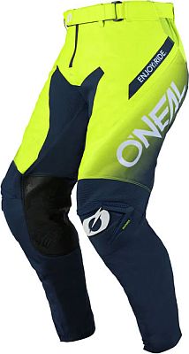 ONeal Mayhem Hexx S25, Textilhose - Dunkelblau/Neon-Gelb - 30 von ONeal