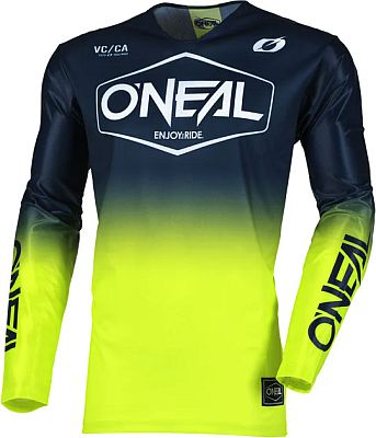 ONeal Mayhem Hexx S25, Trikot - Dunkelblau/Neon-Gelb - XL von ONeal