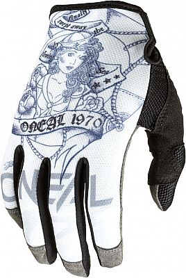 ONeal Mayhem Sailor, Handschuhe - Weiß/Grau/Schwarz - XL von ONeal