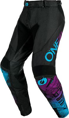 ONeal Mayhem Scarz, Textilhose - Schwarz/Blau/Lila - 28 von ONeal