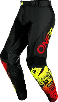 ONeal Mayhem Scarz, Textilhose - Schwarz/Rot/Gelb - 28 von ONeal