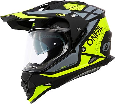 ONeal Sierra R, Endurohelm - Matt Neon-Gelb/Schwarz/Grau - XL von ONeal