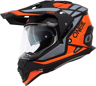 ONeal Sierra R, Endurohelm - Matt Orange/Schwarz/Grau - M von ONeal