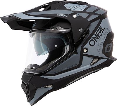 ONeal Sierra R, Endurohelm - Matt Schwarz/Grau - XL von ONeal