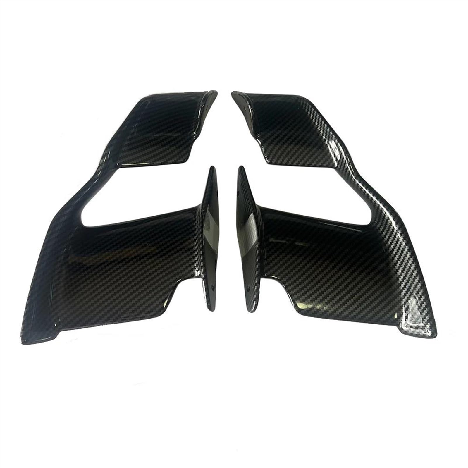 Motorrad Flügel Für B&MW S1000R S1000r M1000R 2021 2022 2023 Motorräder Verkleidung Seitenflügel Aerodynamisches Flügelset Spoiler Zubehör OOPUHKSY(Corban Black) von OOPUHKSY