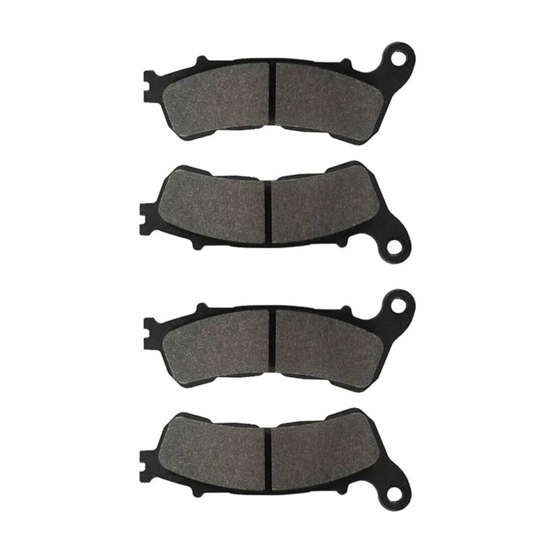 Motorrad-Bremsbeläge vorne for CB 1000R CB1000R ABS 2009 2010 2011 2012 2013 2014 2015 CBF 1000 CBF1000 ABS 06–14(2 Pairs) von OPAALIC