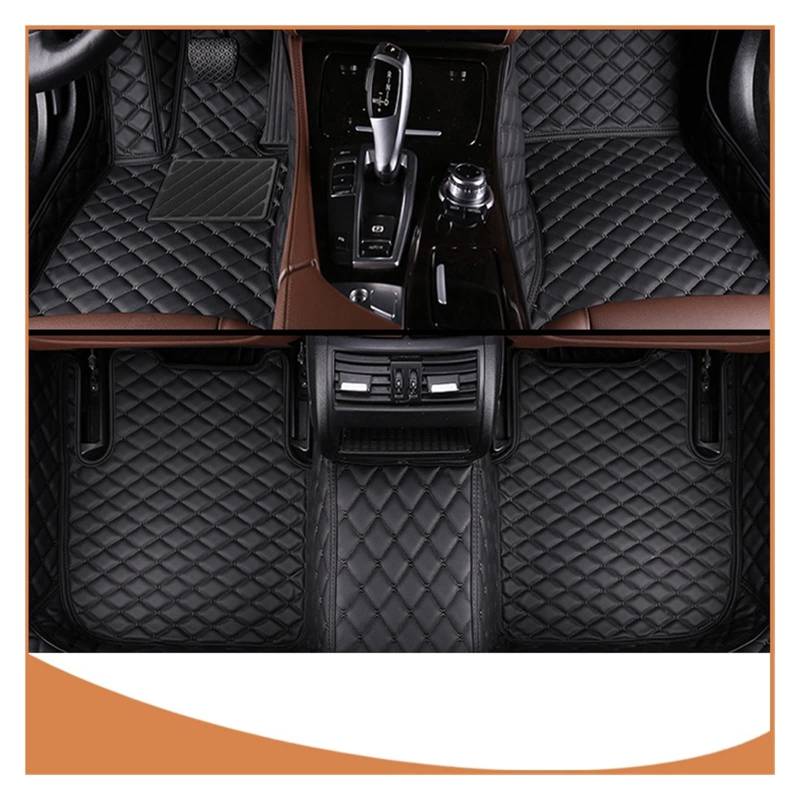 Auto Fußmatten Kompatibel Mit VOLVO V60 2011 2012 2013 2014 2015 2016 2017 2018 Kundenspezifische Auto Fuß Pads Auto Teppich abdeckung(Black) von OPALENDIR