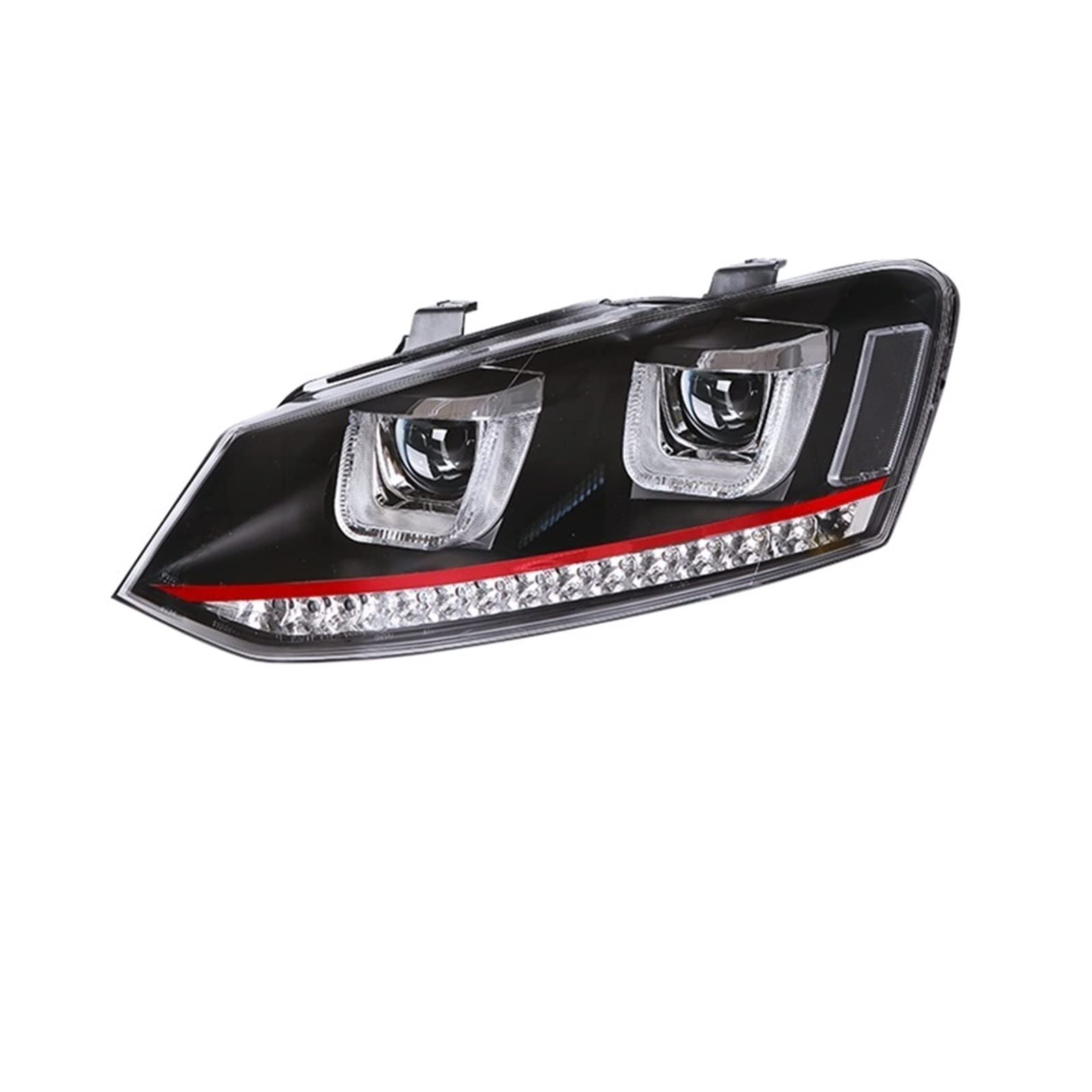 Compatible With Polo Headlight 2012-2018 LED Suitable(Red line model) von OPALENDIR