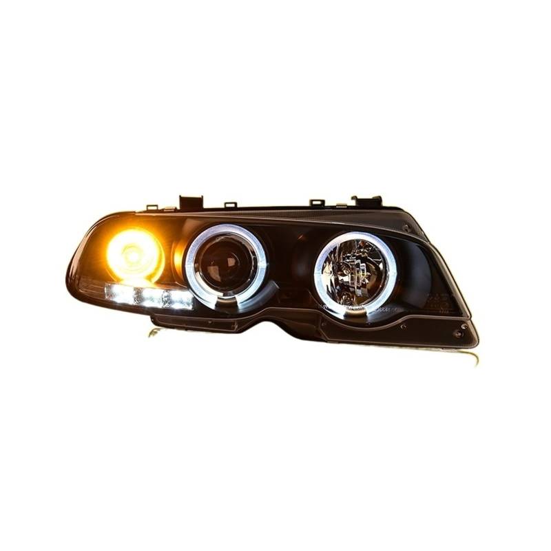 Headlight Assembly Compatible With BMW E46 Coupe 1998-2002 BMW 3-Series Halo LED DRL Turn Signal(HID Lamp) von OPALENDIR