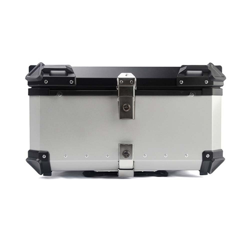 OPBVXQ Motorrad Topcase für BMW Motorrad F 850 GS Adventure, Motorradkoffer Wasserdicht Motorrad Top Box Topcase für Roller wasserdichte Motorrad Heckbox Tragbares, 65L-Silver von OPBVXQ