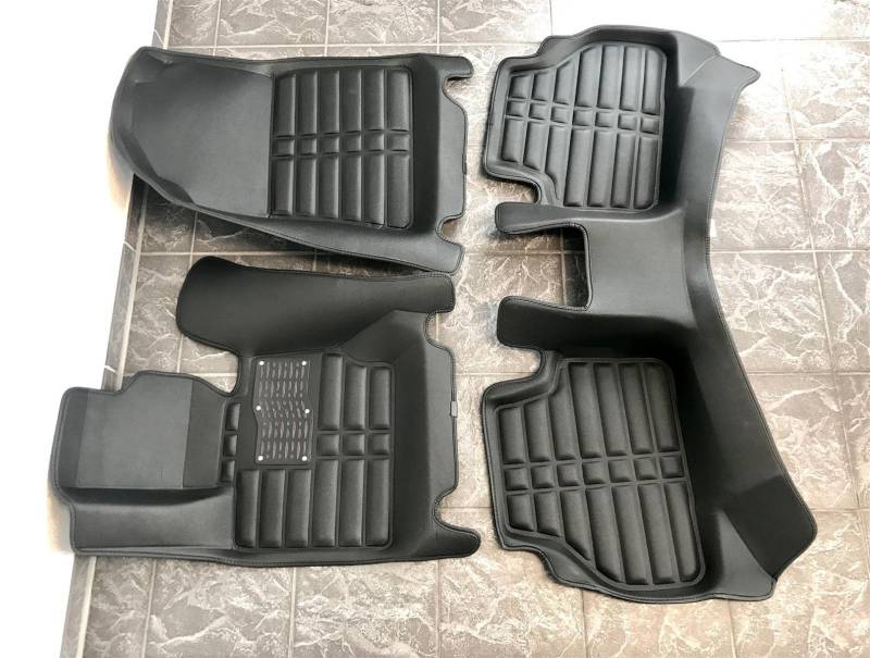 Linkslenker Fussraumschale Kunst Leder passend für BMW X4 SUV Typ:F26 2014-2018 von OPPL