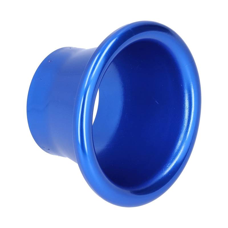 Aluminium-Velocity-Stack-Adapter, Turbo-Horn-Stack-Lufteinlass, Turbo-Horn-Automodifikationsteil 2,6 Zoll für Fahrzeug (BLUE) von OPPWONG