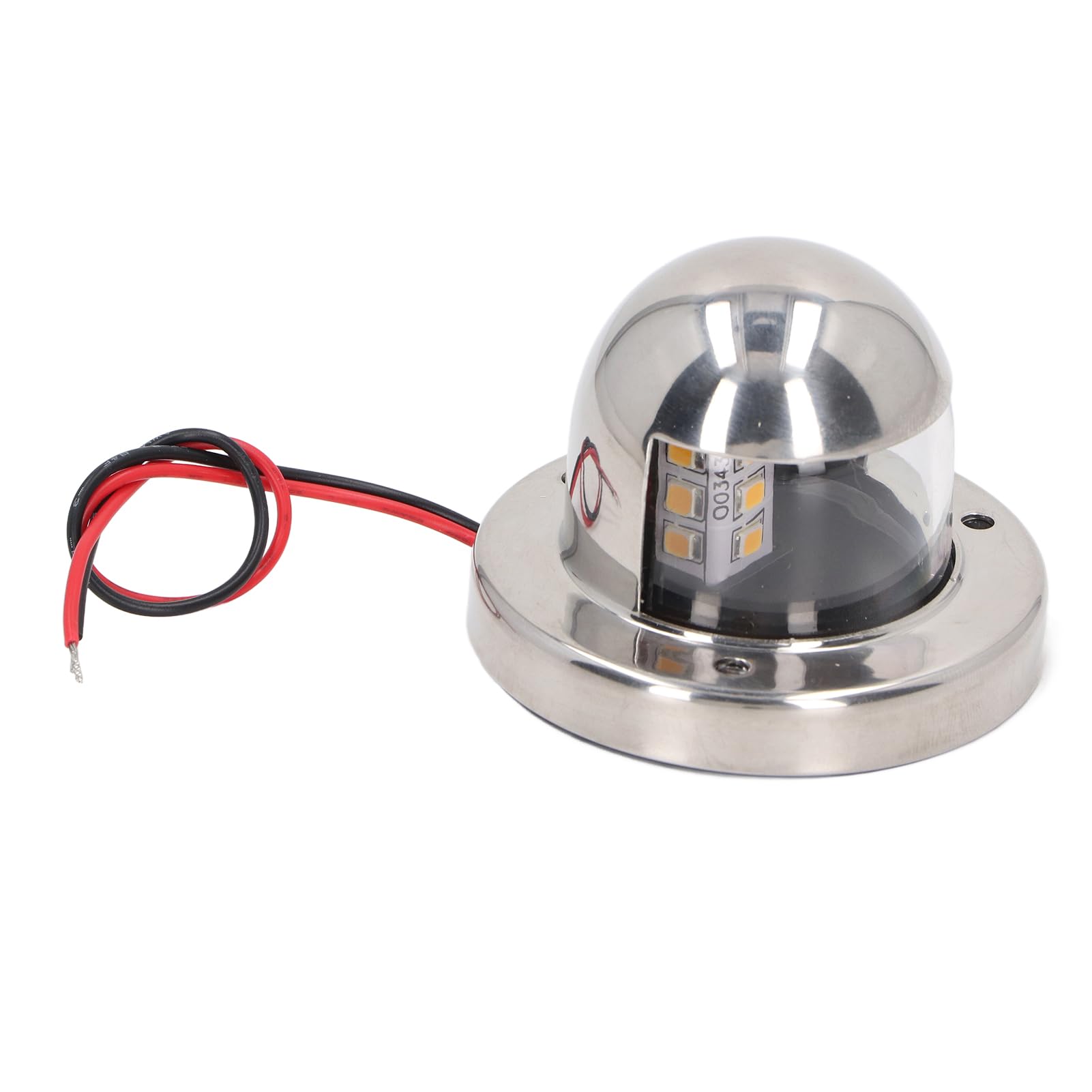 OPPWONG LED-Ankerlichter für Boote, LED-Hecklichter für Boote, IP66, Wasserdichte Konstruktion, 12 V DC, 135 °, Weiß, 2 Nm Sichtbarkeit für Marineyachten, Ponton von OPPWONG