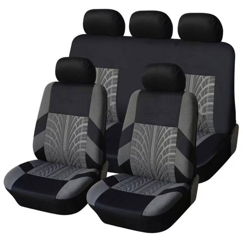 OPSOL Auto Autositzbezüge Set für Lexus UX Electric 2020 2021,rutschfest 5-Sitzer Sitzbezüge-Set Dauerhafter Auto Sitzauflagen Set,A/Gray von OPSOL